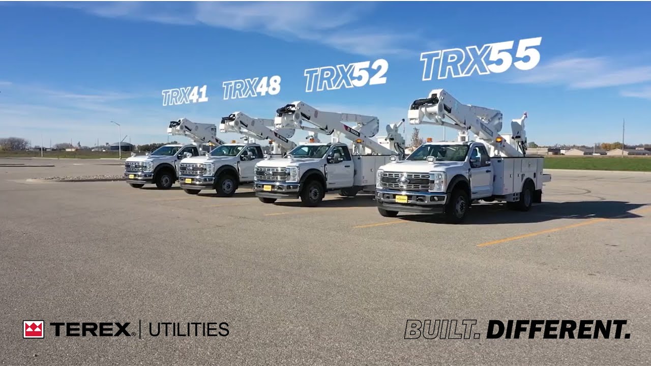 Terex TRX Series of Telescopic Bucket Trucks