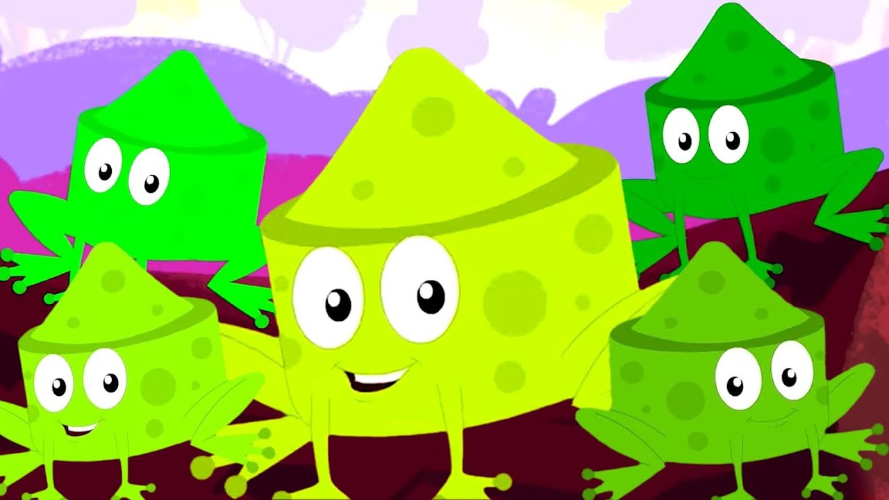 Five Little Speckled Frogs + Nursery Rhymes And Baby Songs