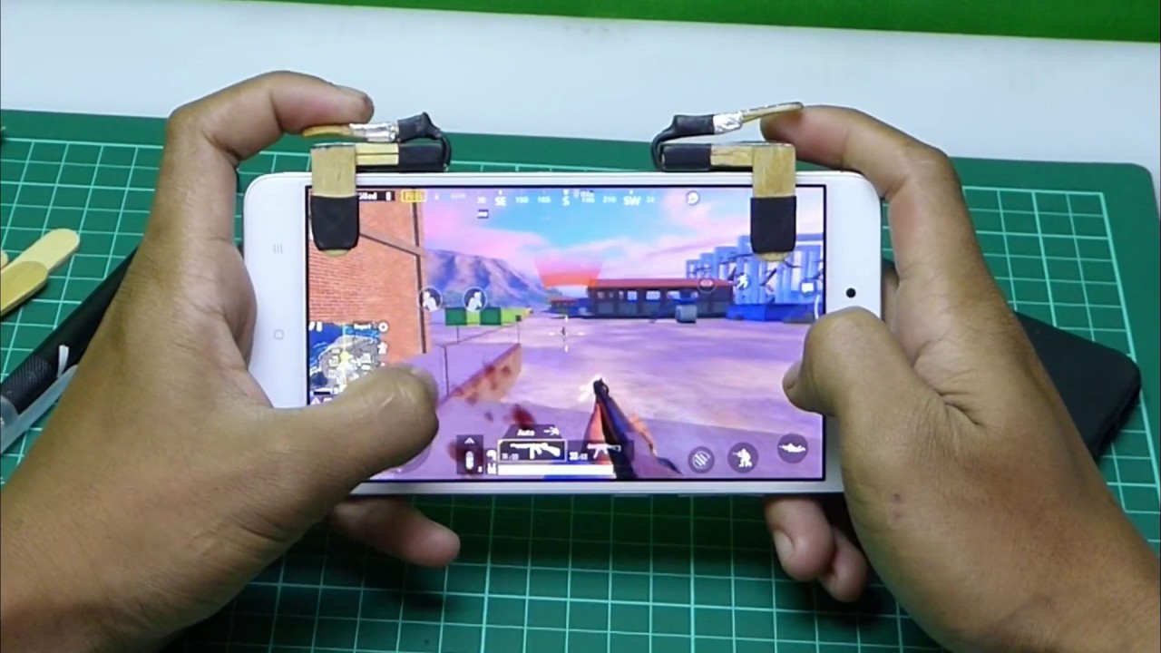 Diy L1R1 smartphone trigger gaming buttons