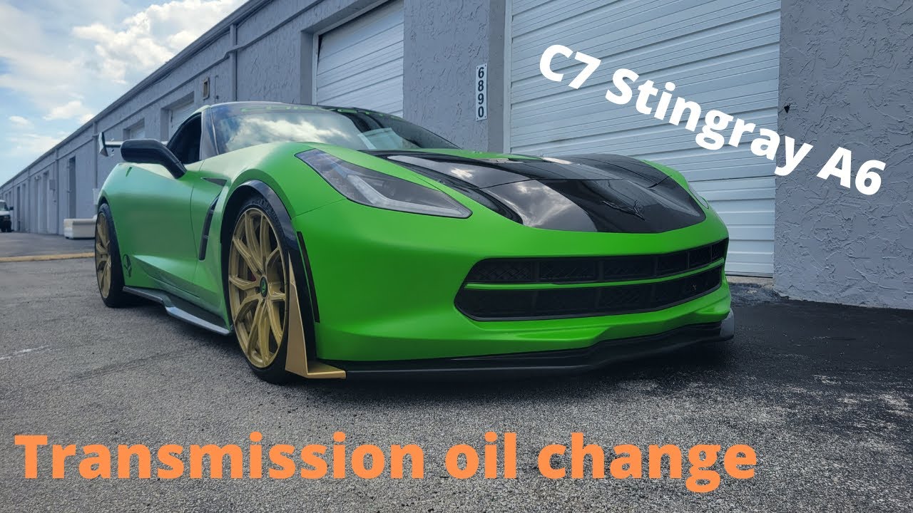 Замена трансмиссионной жидкости Corvette C7 Stingray Auto A6