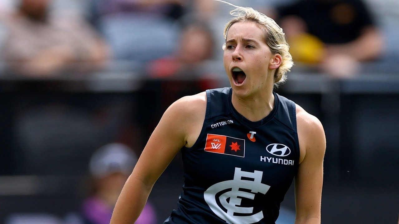 Мими Хилл - Карлтон - Лучшие моменты сезона AFLW 2025