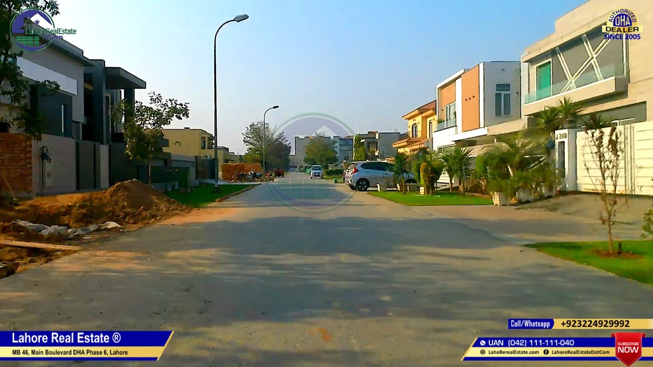 DHA Phase 6 Lahore | J Block Plots & House Latest Prices | Detailed Street Visit | February 2021