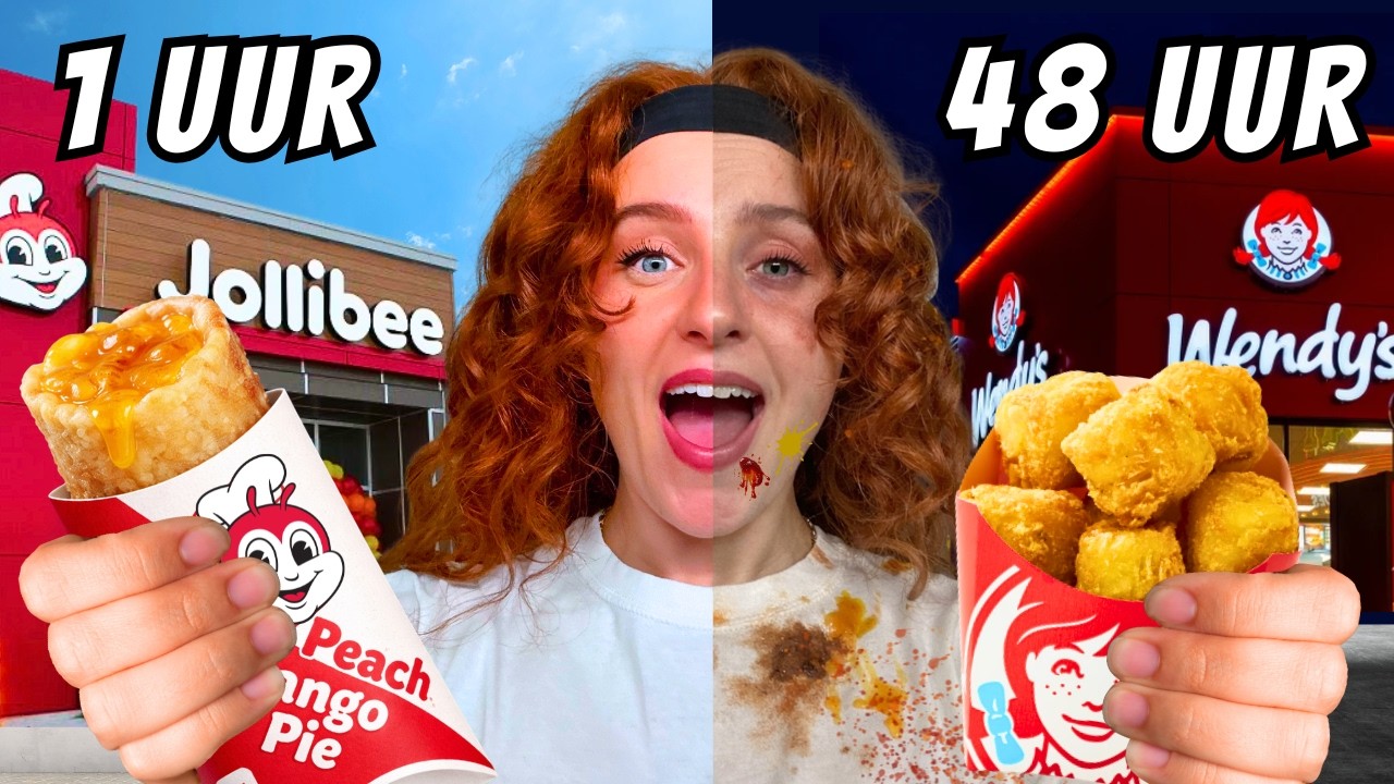 IK AT 48 UUR BIJ ONBEKENDE FASTFOOD RESTAURANTS