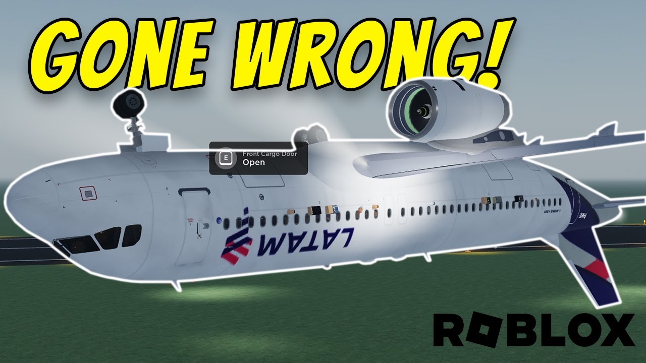 Roblox Flight Goes WRONG! | Latam Airlines Flight Review