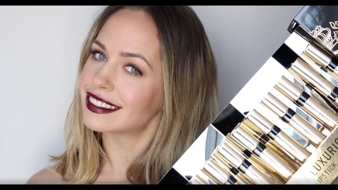 My New Lip Video. I swatch the new Bobbi Brown Luxe Shine Intense Lipsticks