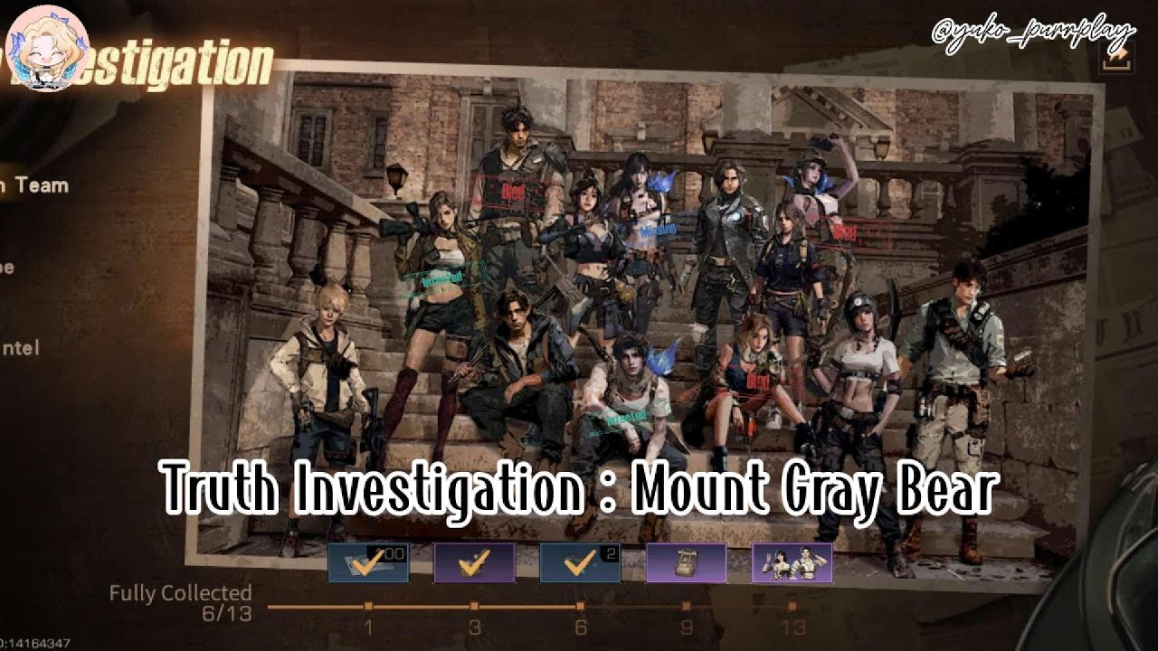 🎮LIFEAFTER | Starfire Truth Investigation Fragment Complete Guide - Mount Gray Bear Map