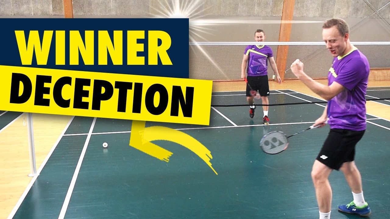 Badminton Deceptions - Backhand return winner