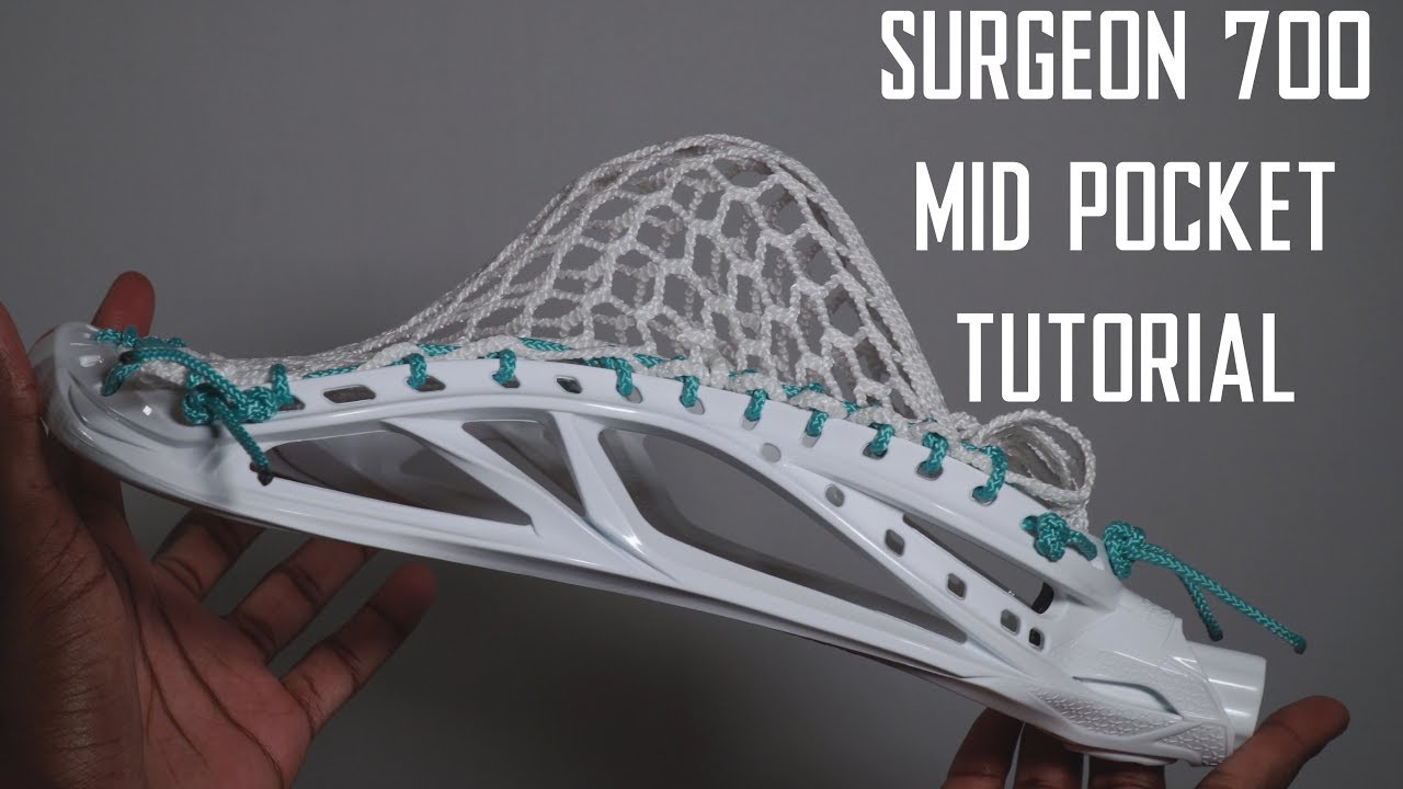 Учебное пособие по натяжению струн на голове STX Surgeon 700 Lacrosse