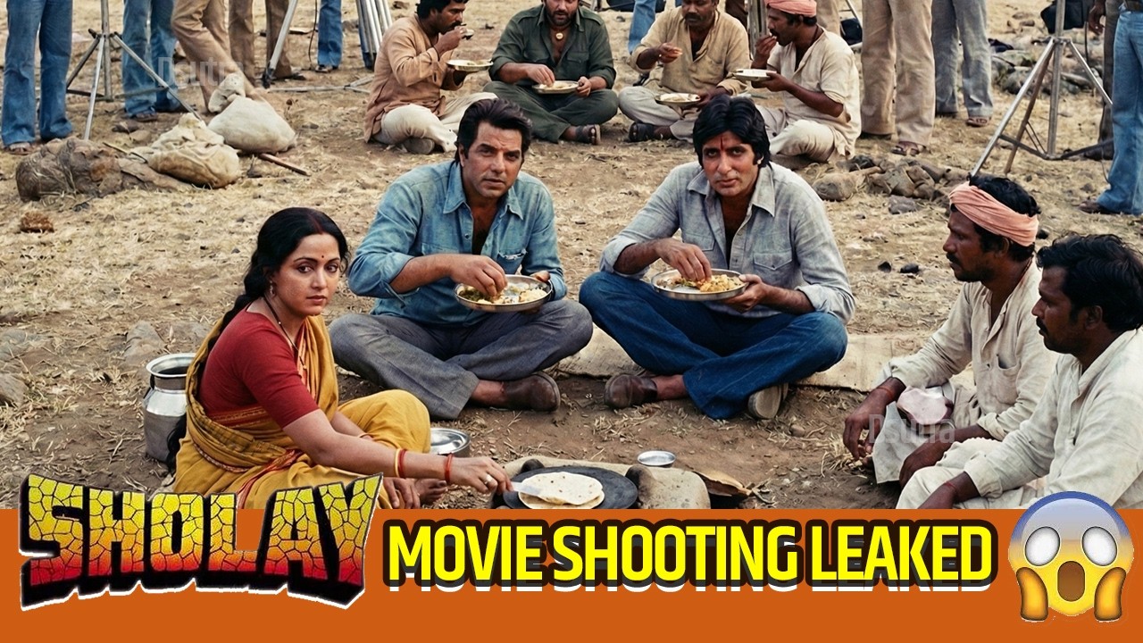 Sholay Movie Behind the Scenes l Sholay Movie Shooting | Behind the Scenes l Dsutra