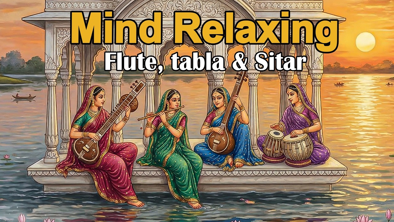 Mind Relaxing Flute Tabla and Sitar Compilation | Hindustani Instrumental Music