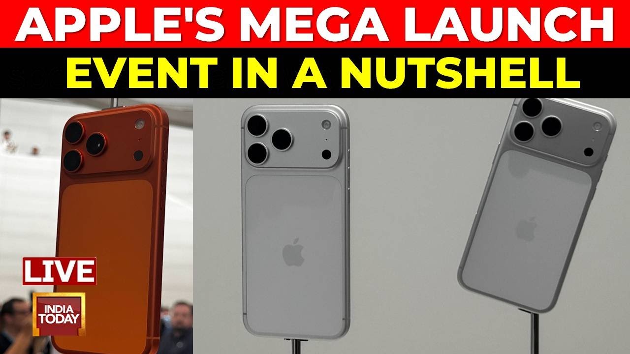 Apple launches iPhone 17 Series, Apple Watch 3SE & Latest AirPods | Apple Launch Event Highlights