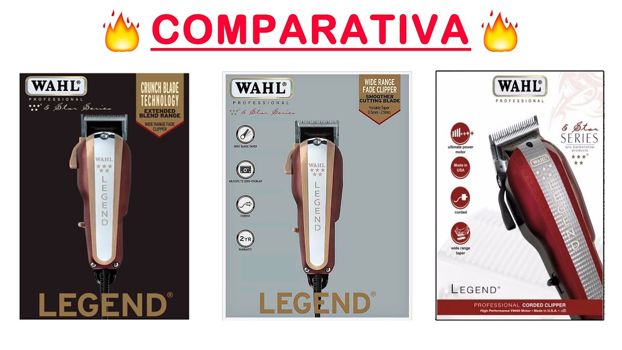 COMPARATIVA - Wahl LEGEND (2022)