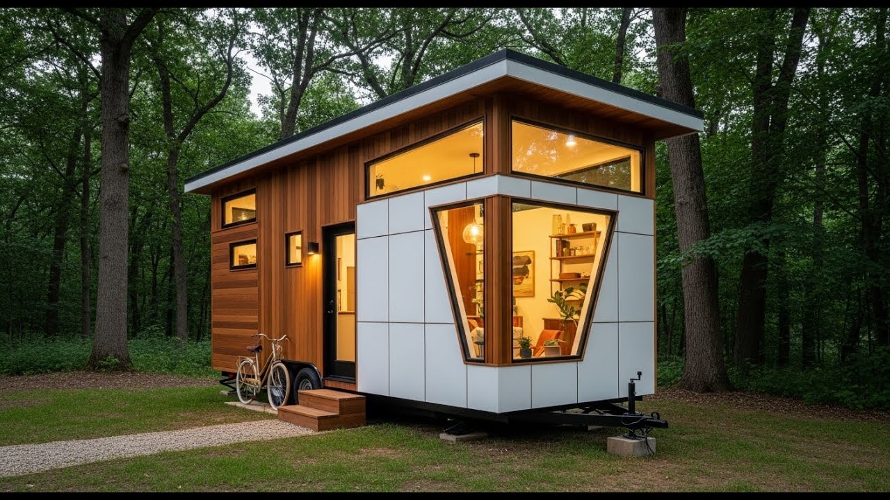 Cozy Midcentury Vibes | The Hygge Tiny House You&rsquo;ll Fall in Love With