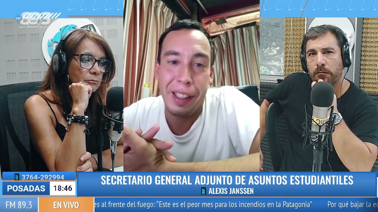 Alexis Janssen: La UNaM refuerza albergues y comedores ante una fuerte demanda estudiantil