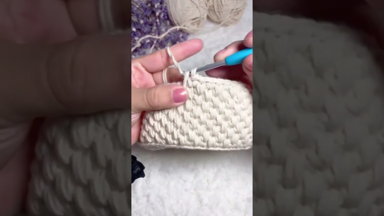 Easy Crochet Bag Stitch #crochet #bag #stitch