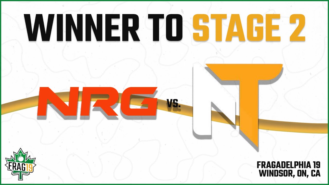 WINNER TO STAGE 2!! NRG v. NuTorious | Fragadelphia 19 - Day 1 [FULL VOD]