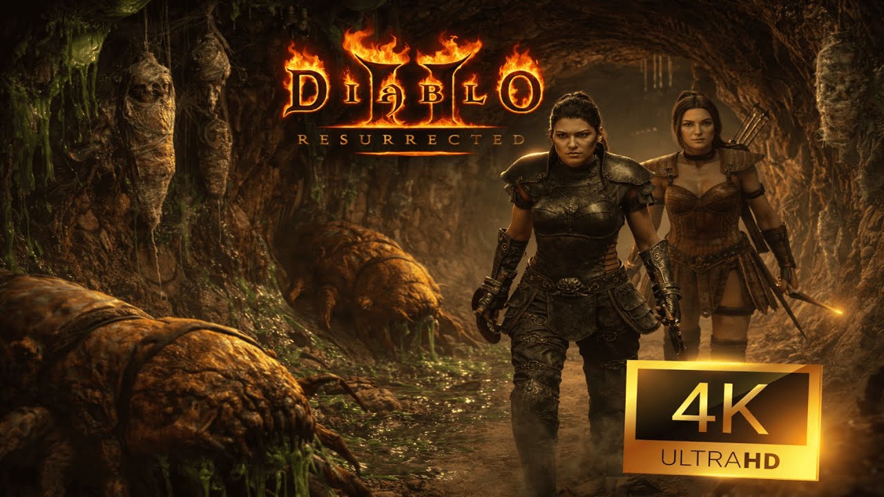 Diablo II: Resurrected 4K UHD [GER] | Lets Play | #19 - Was bist du für ein Wurm du Wurm?!