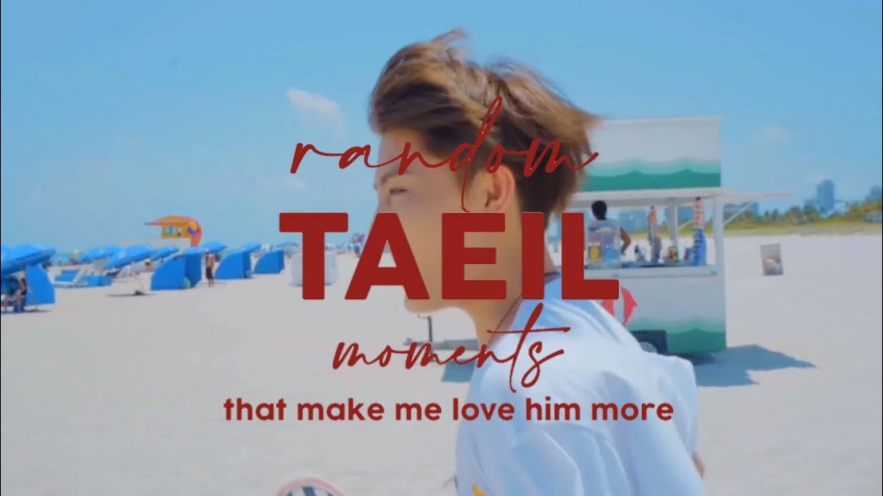 random MOON TAEIL moments that make me love him more
