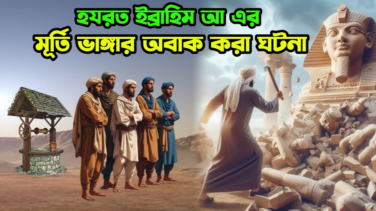 হযরত ইব্রাহিম আঃ এর মূর্তি ভাঙার বিস্ময়কর ঘটনা | ইসলামীক কাহিনী |islamic story bangla 