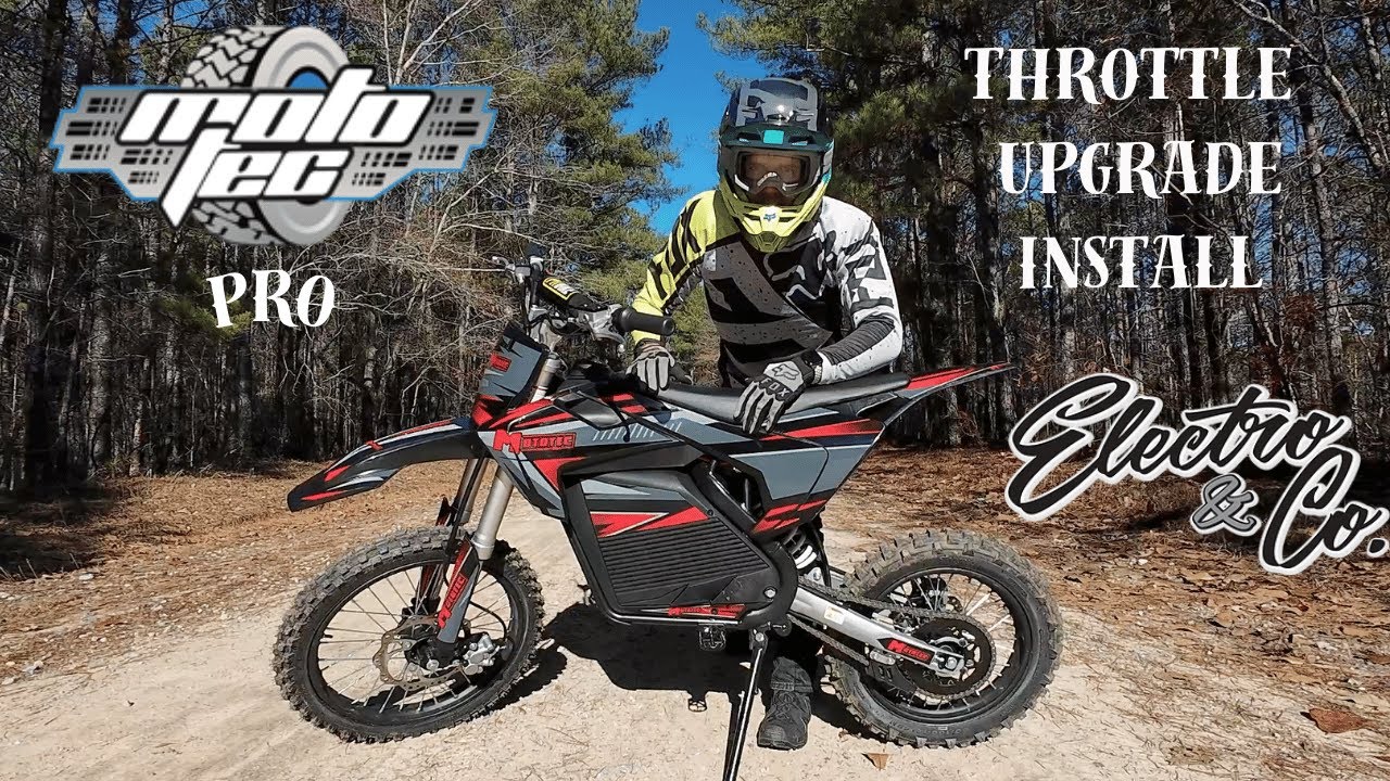 Cheapest 72 Volt Dirt Bike Throttle Upgrade (Mototec Pro 5000 Watts)