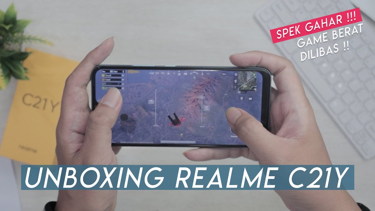 UNBOXING REALME C21Y INDONESIA  | TEST GAMING