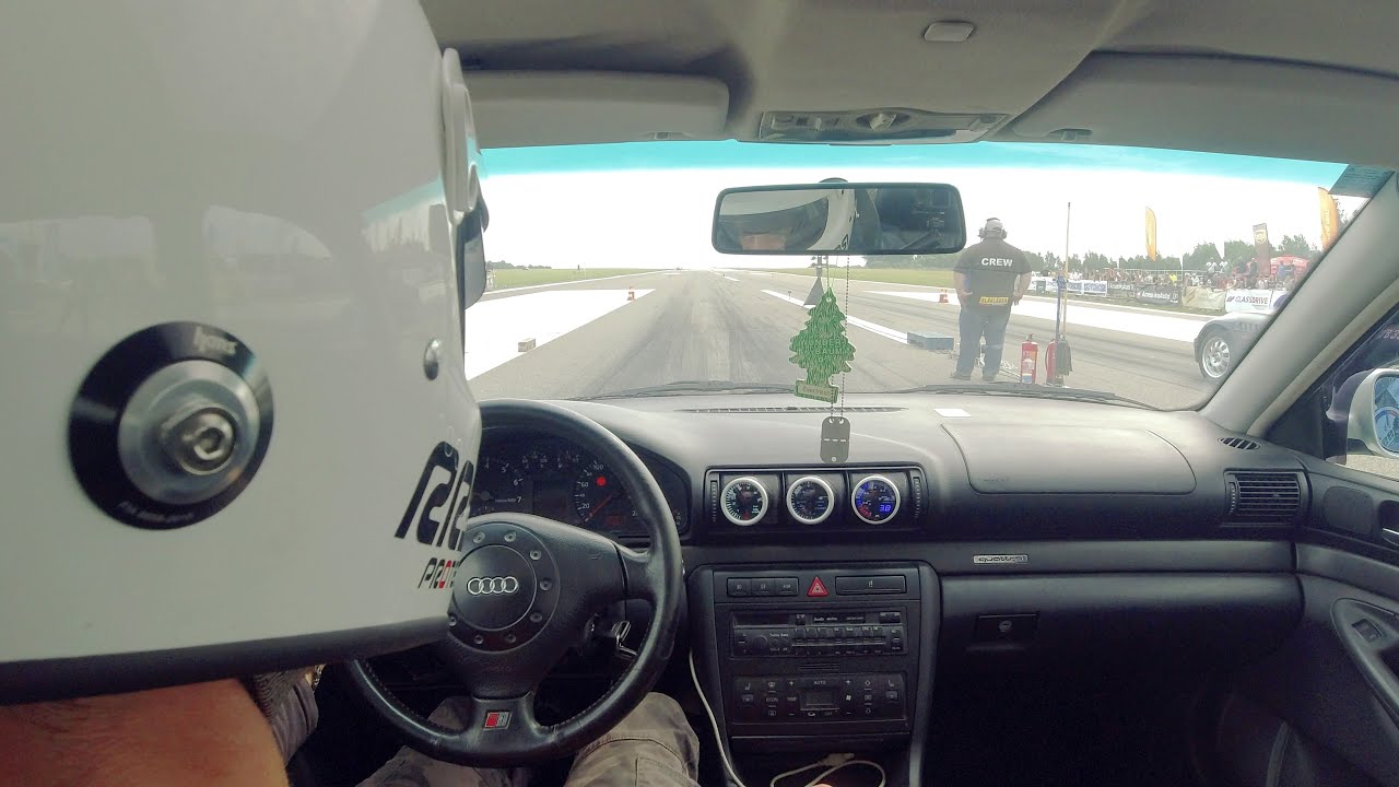 600+hp Audi A4 B5 1.8TQ TB60-03 Billet @ Speedest Glassdrive Racing 2022 1/4 mile drag race