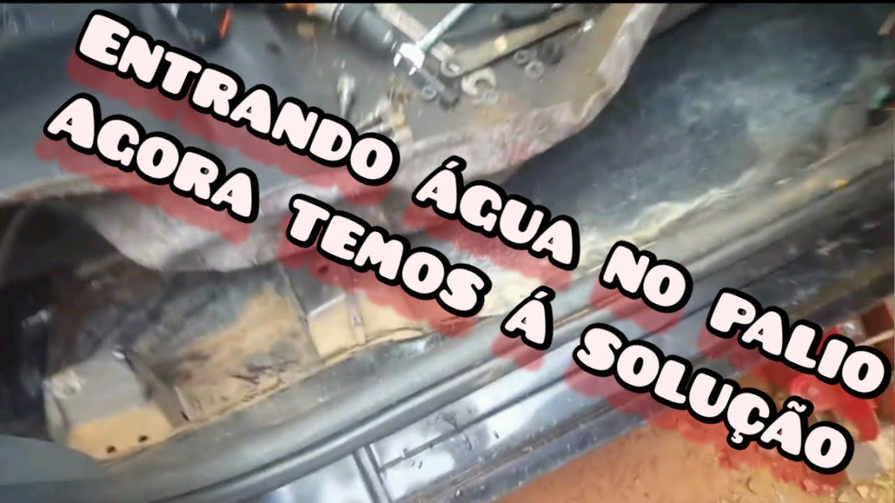 Como tirar vasamento de água na parte de trás do palio passageiro esquerdo