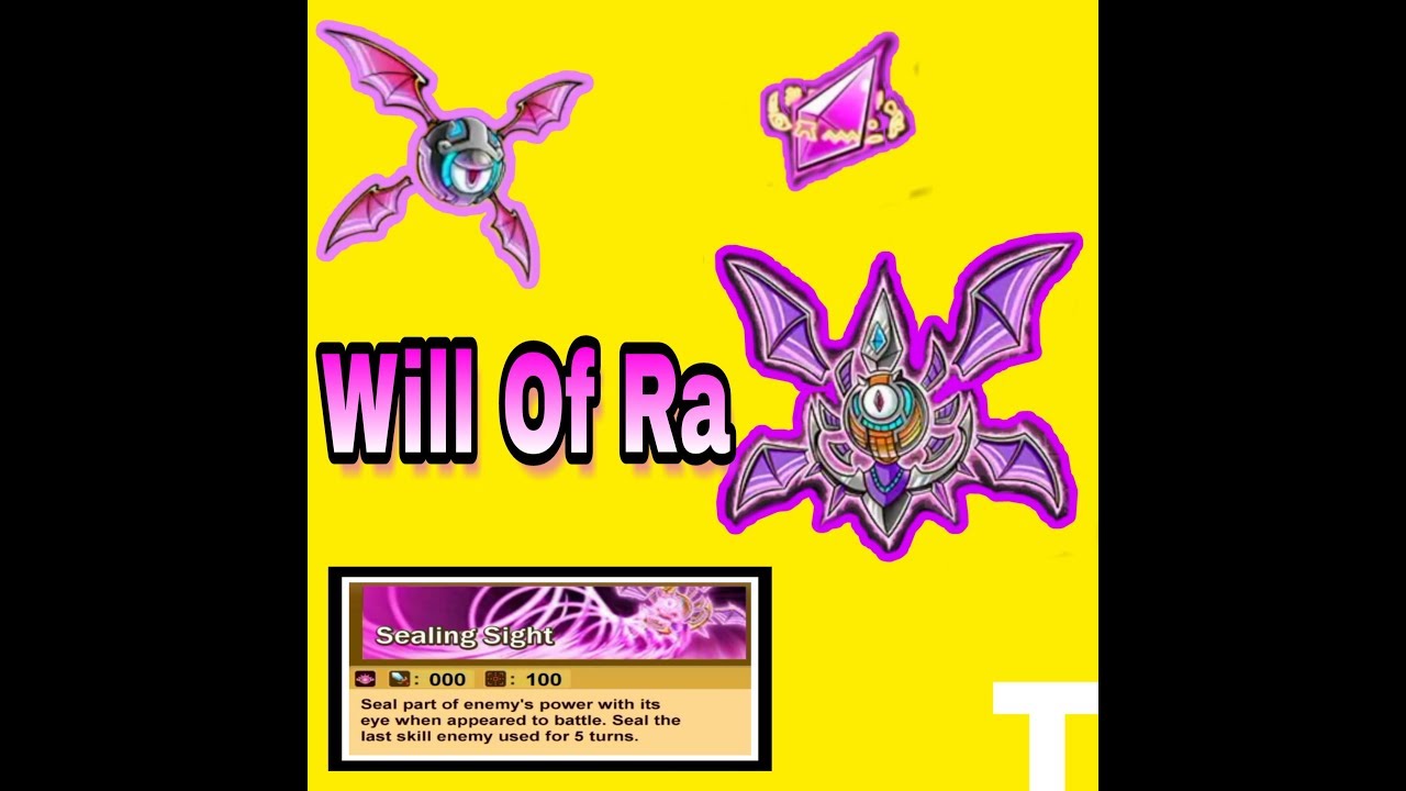 Will Of Ra, my new ultra evolve monster in bulu monster.