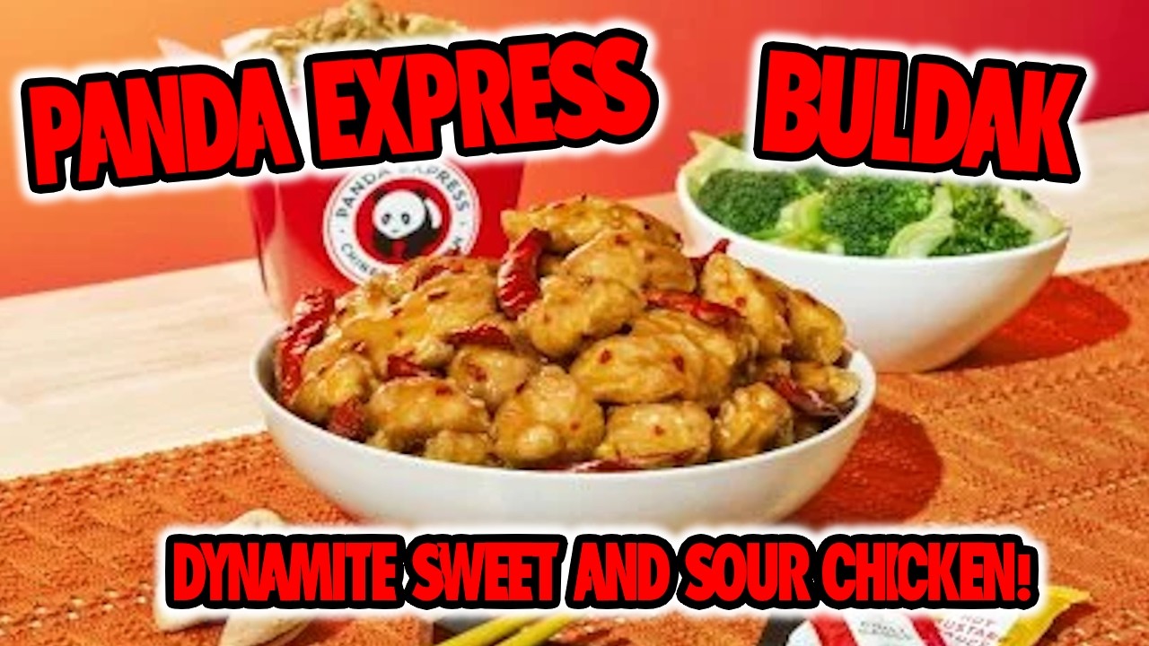 PANDA EXPRESS New Buldak Dynamite Sweet & Sour Chicken Review!