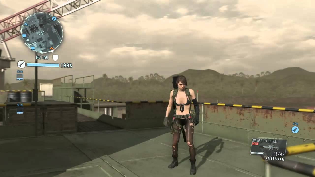mgs 5 - mgo - Quiet Gameplay - demostration