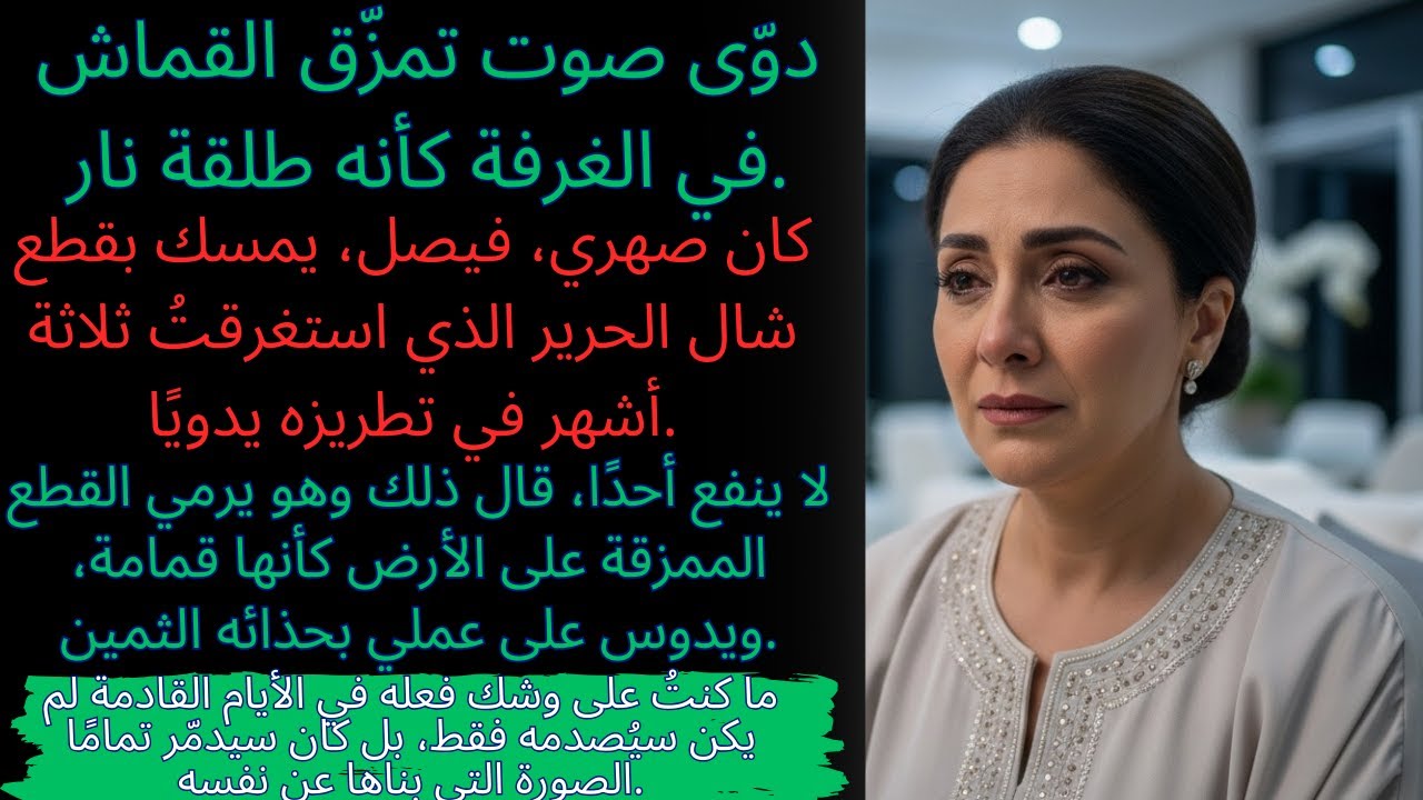 مزّق صهري هديتي وقال هذا لا يصلح لأحد. — وما فعلته بعد ذلك جعله في صدمة.