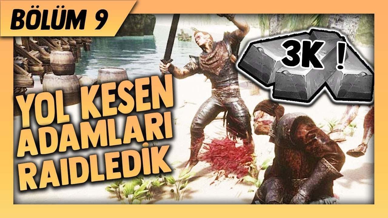 YOL KESEN ADAMI RAIDLEDIK ! 3K IRON BAR - CONAN EXILES