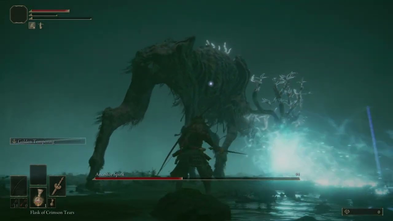 ELDEN RING™ Ancient Spirit cleared at lvl 12