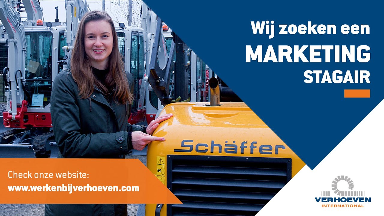 VACATURE | Marketing stagiair | VERHOEVEN INTERNATIONAL