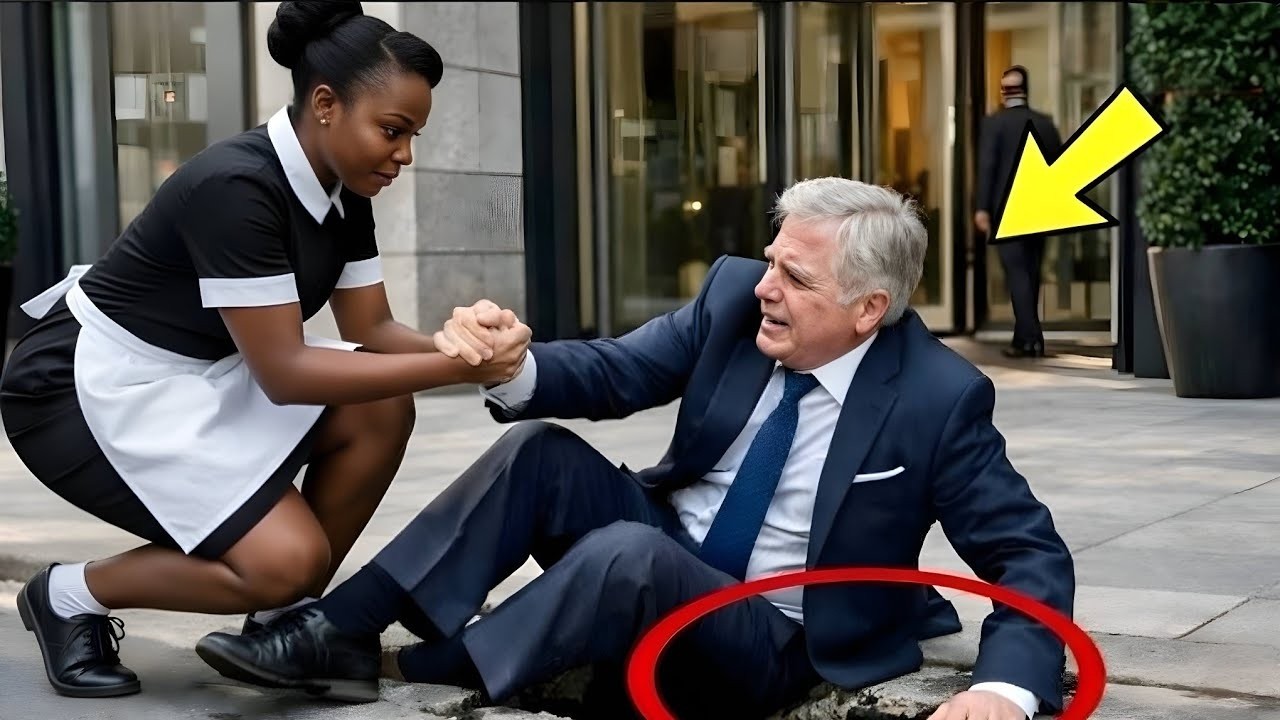 Poor black server lost her dream job to save a fallen Elderly man not knowing He is A Billionaire,