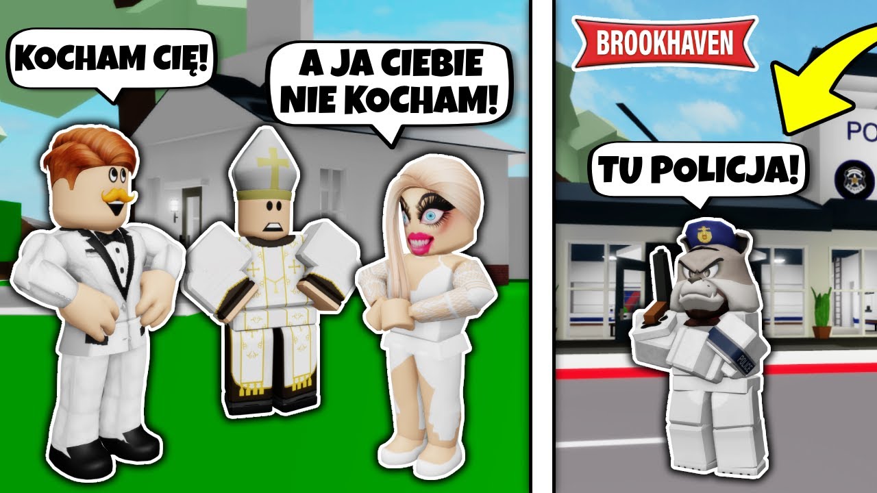 ŚLUB, POLICJA I TRUDNE SPRAWY NA BROOKHAVEN! 🤯👨‍👩‍👧