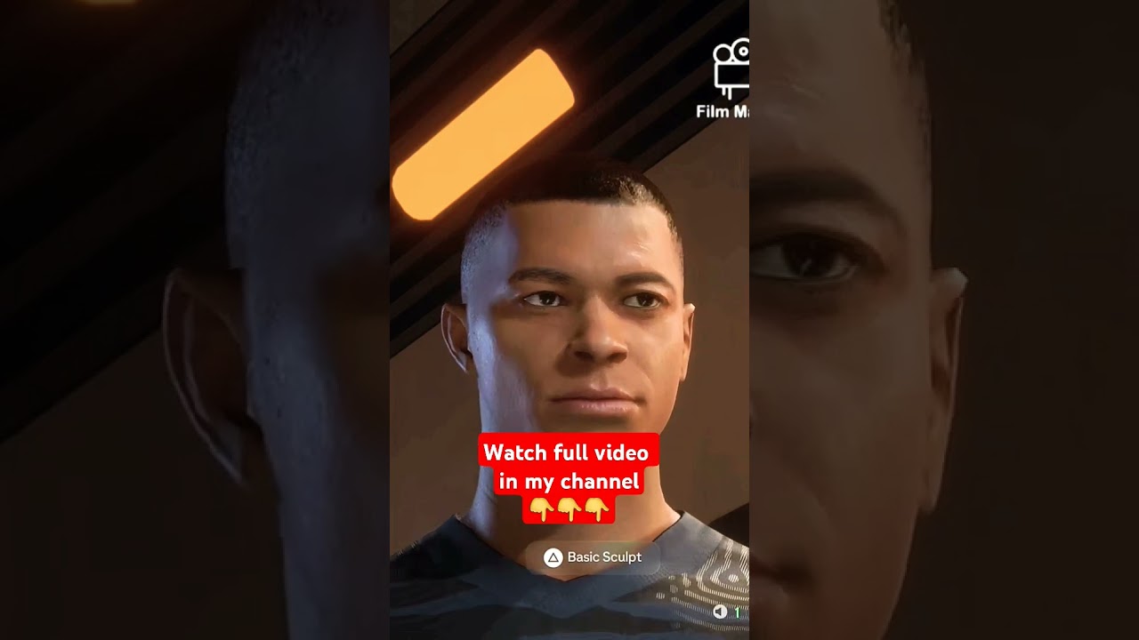 Kylian Mbappe face tutorial creation EA FC 25 proclubs and creere mod. #face #mbappe