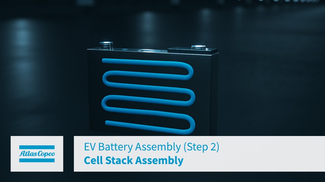 EV Battery Assembly (Step 2) Cell Stack Assembly