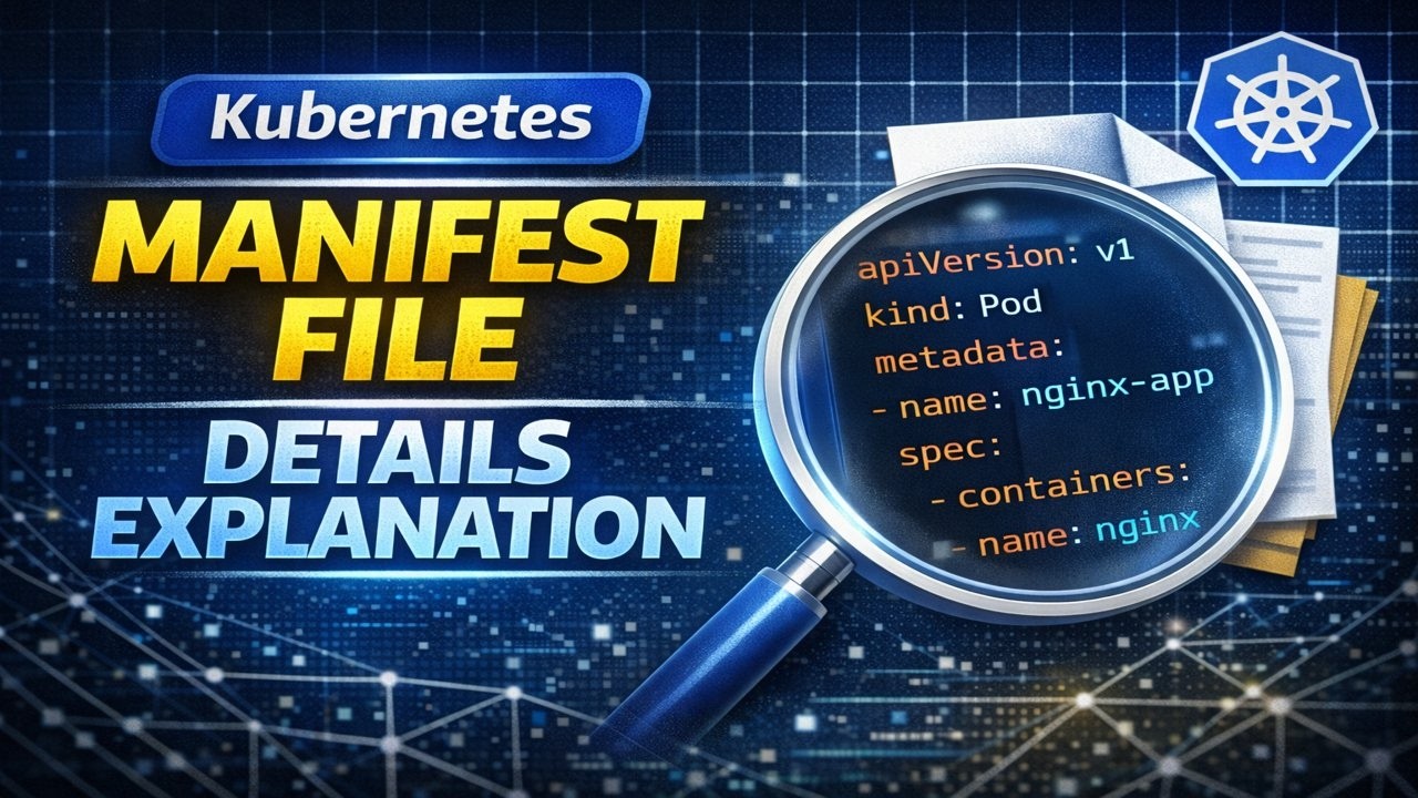 Kubernetes manifest file in detail explanation day-4