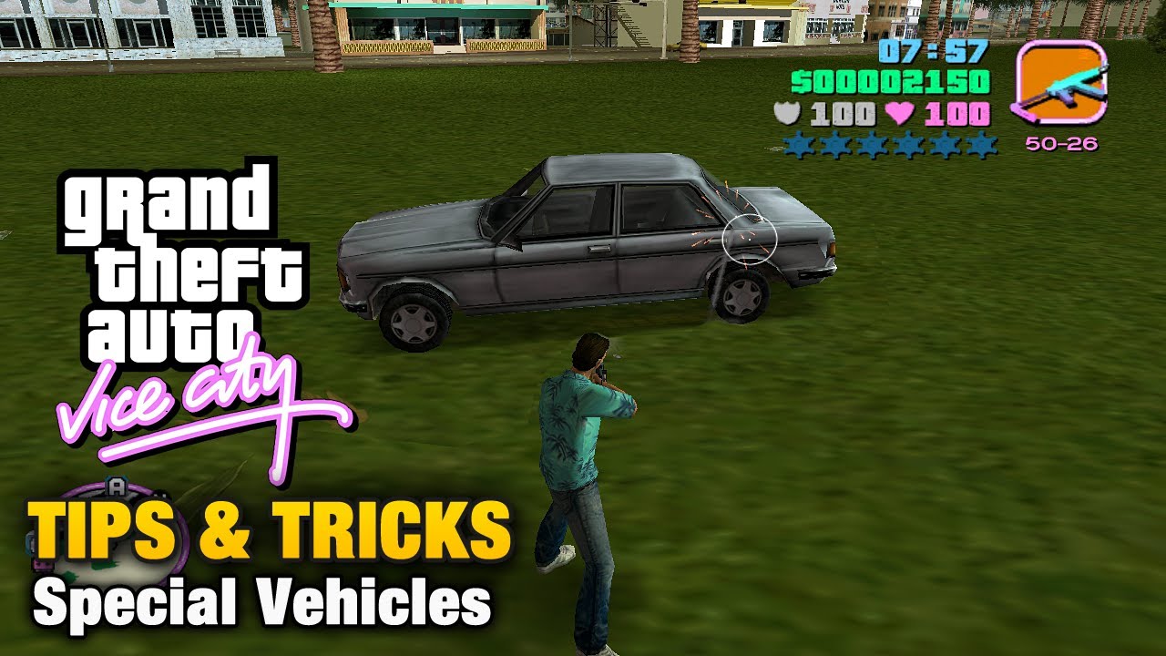 GTA Vice City - Tips & Tricks - Special Vehicles