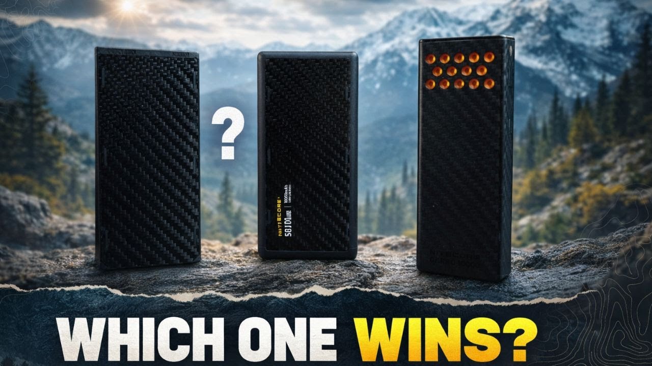 Лучший внешний аккумулятор для походов? Nitecore NB10000 Gen3 против NB Plus против Carbo Gen2