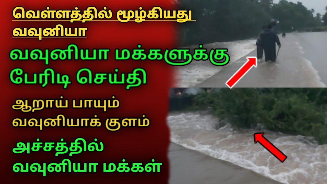 ஆறாய் பாயும் வவுனியாக் குளம் பார்க்க திரண்ட மக்கள் | Vavuniya Kulam