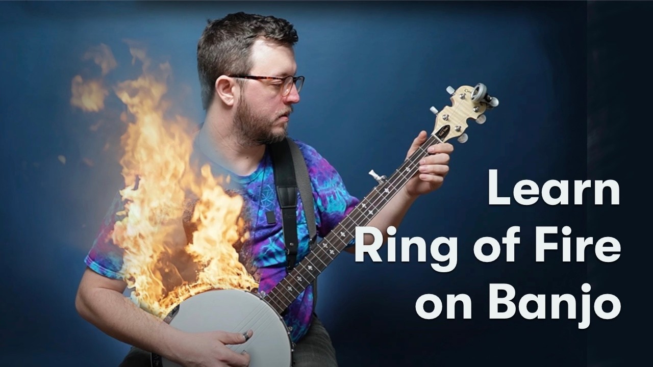 Ring of Fire - Intro - Banjo Lesson for Beginners