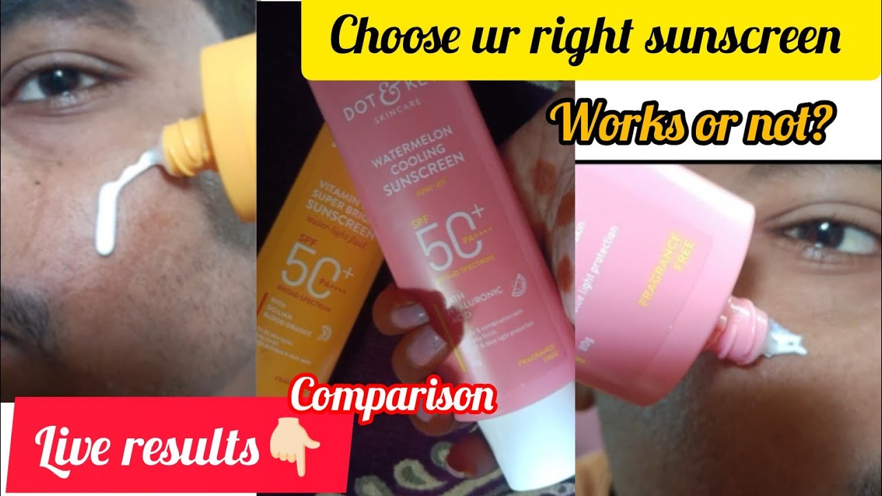 Dot and key sunscreen review | Best sunscreen for oily skin | Best sunscreen for dry skin #sunscreen