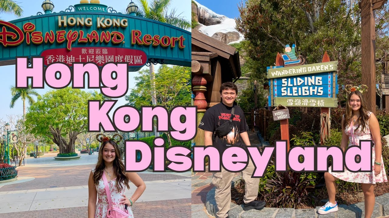 hong kong disneyland vlog 🏰✨  *travel day & hong kong disney day 1, part 1*