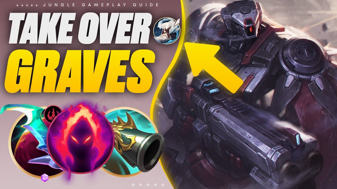 Why GRAVES is ALWAYS a S+ jungler with SUPERIOR map control! (So many OP builds)