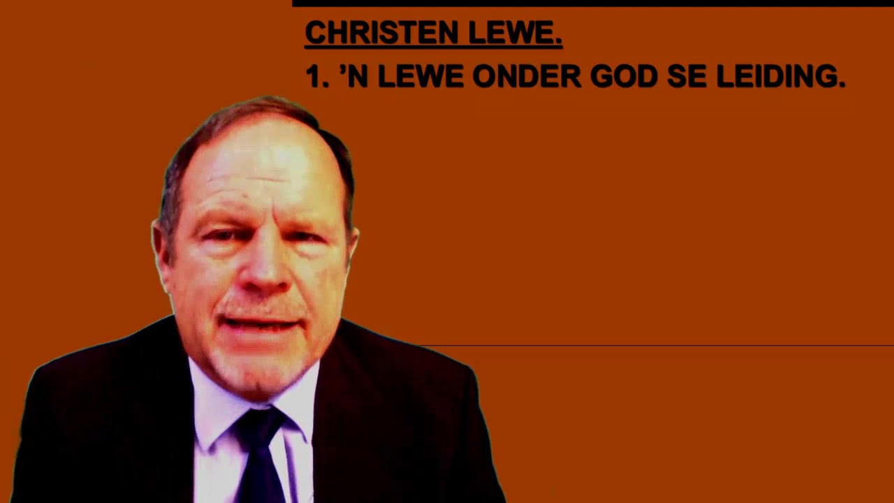 Ds Jan Bekker Christen Lewe Deel 1 van 2   Die ware Christen soort lewe!