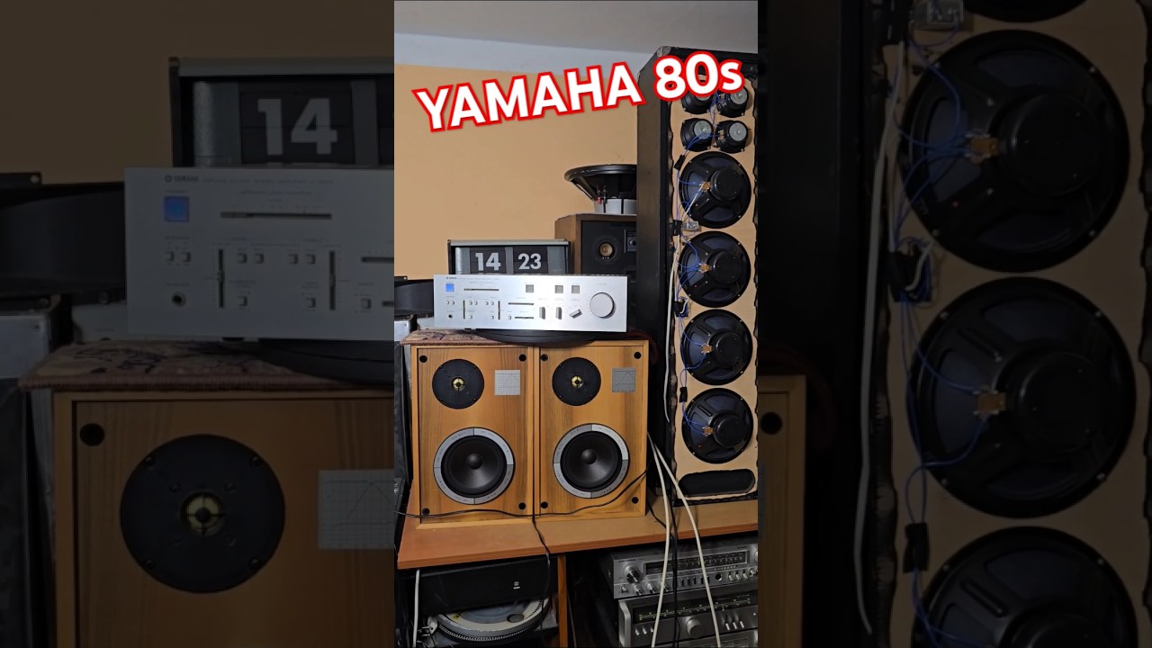 80s Vintage YAMAHA A-960 II stereo HiFi amplifier - amp made in Japan sound test