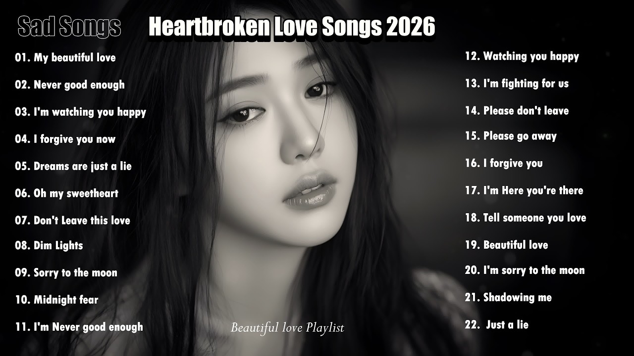 Heartbroken Love Songs 2026 - NiExshadow | New English Relaxing Sad Songs Playlist