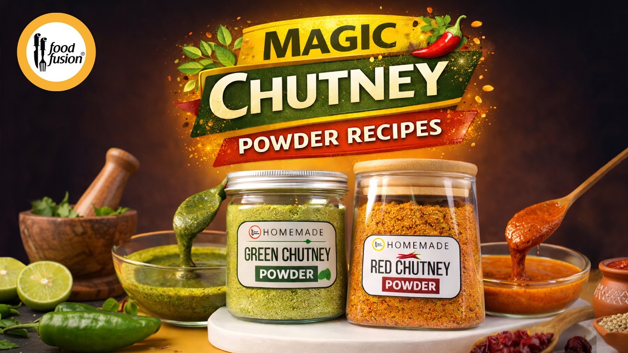 Just Add Water - Magic Chutney Powder Recipes By Food Fusion (Ramzan Special)